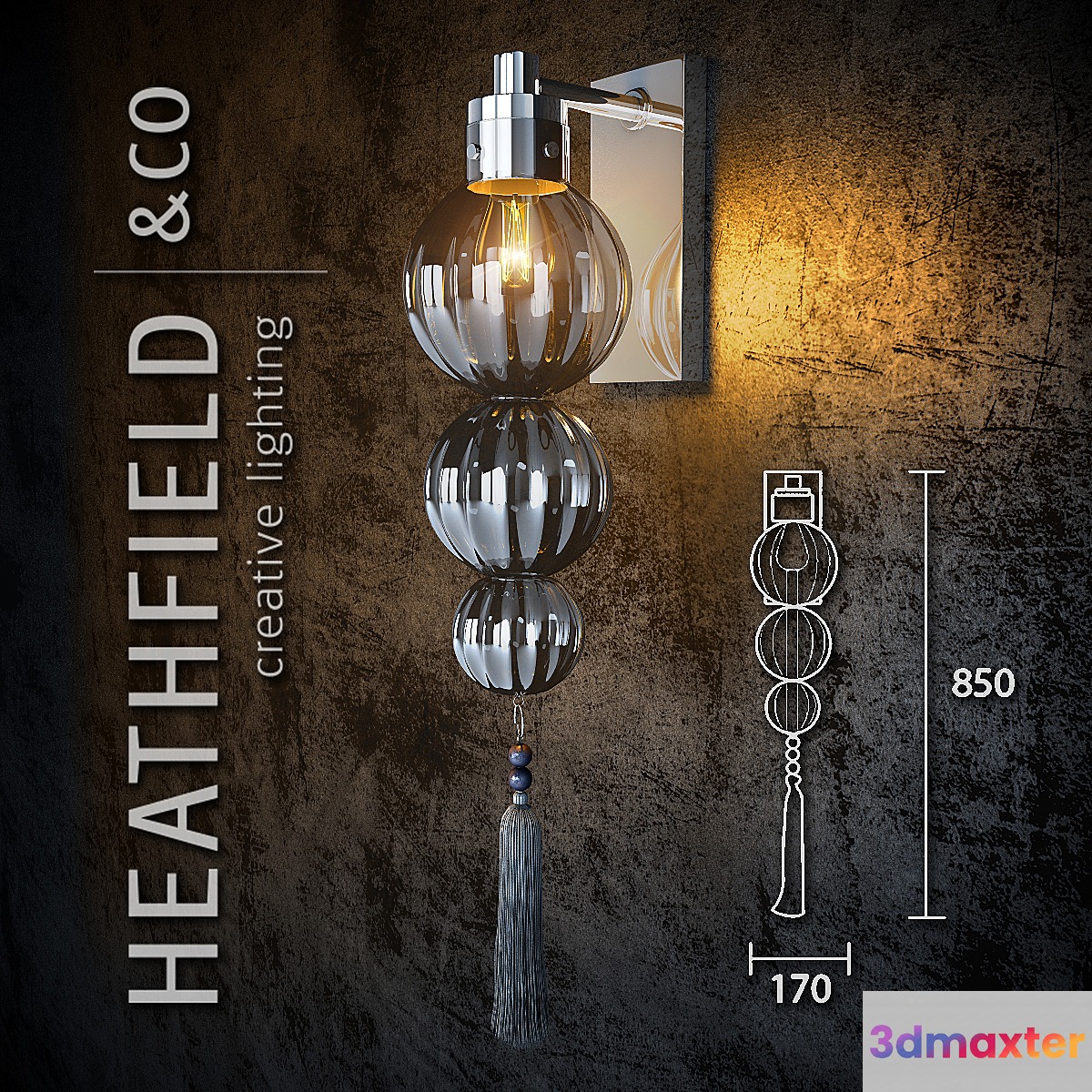 Bra Heathfield MEDINA OPAL JADE WALL 3D Max