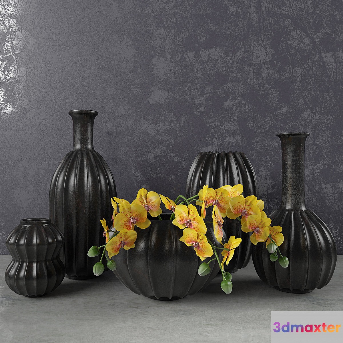 A set of vases (on perezalivke)
