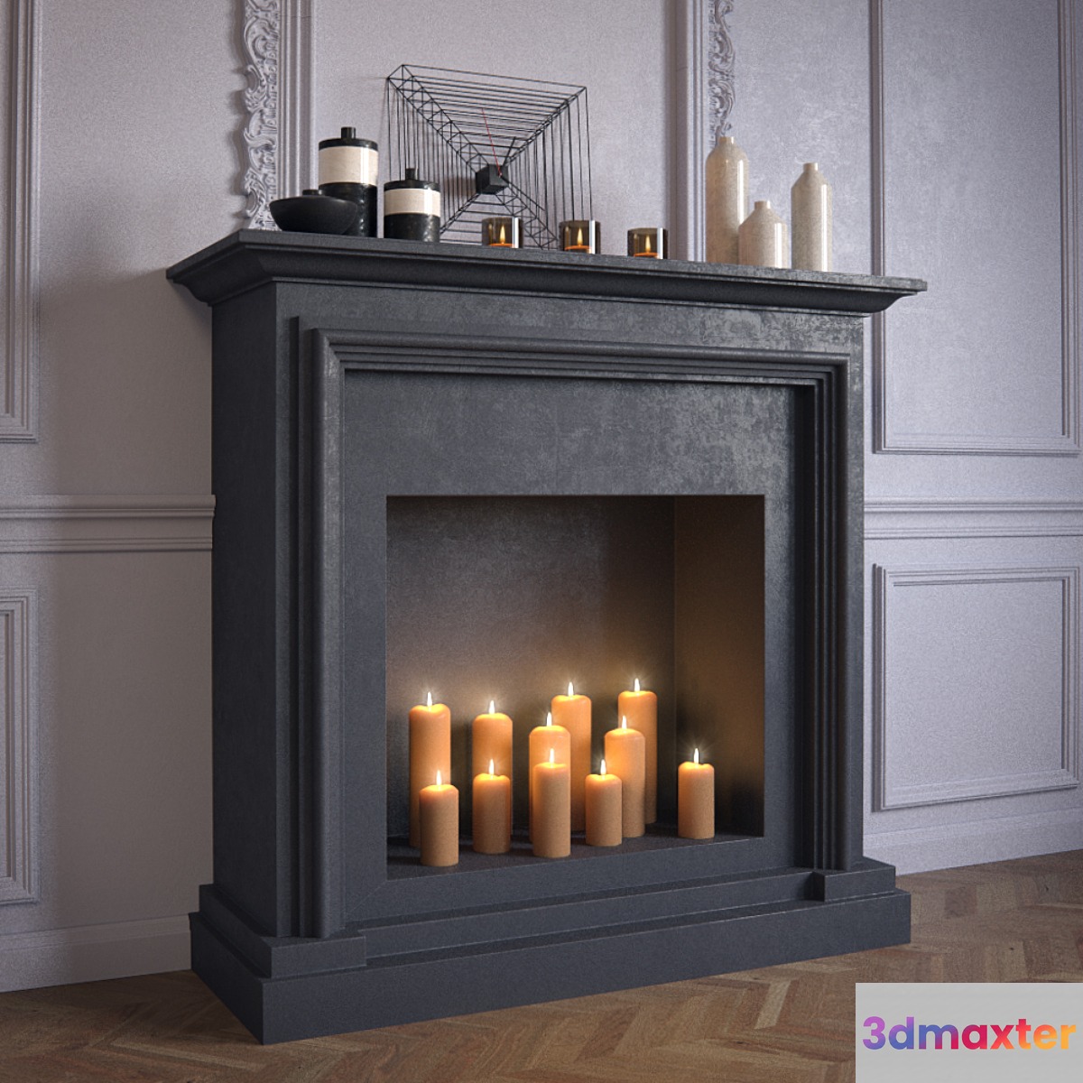 Decorative fireplace - No.3