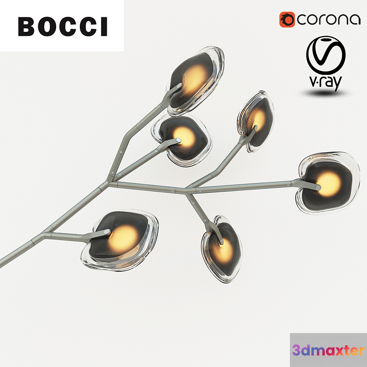 Modular luminaire BOCCI Serie 16 3D Max