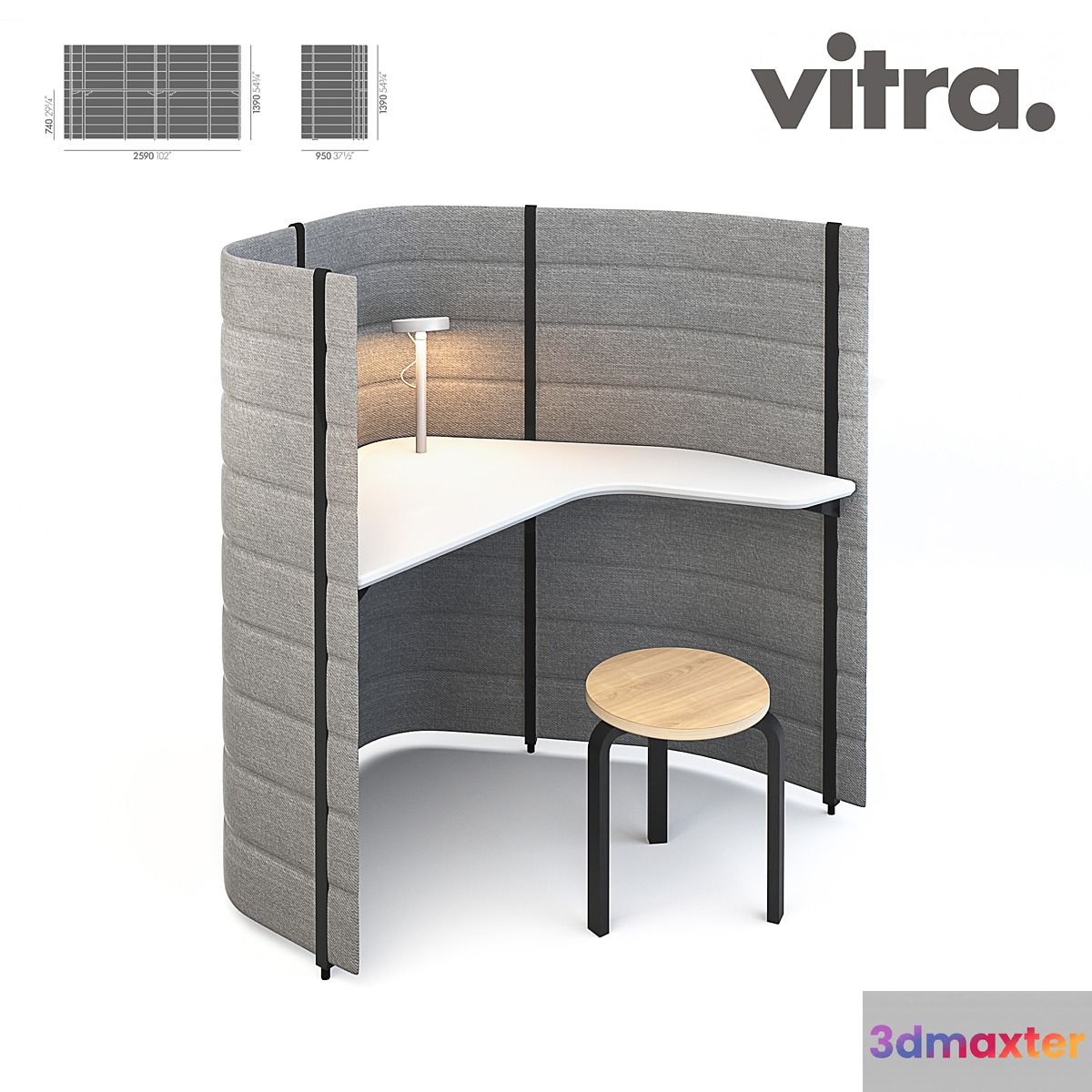 Vitra Workbay 2 3D Max