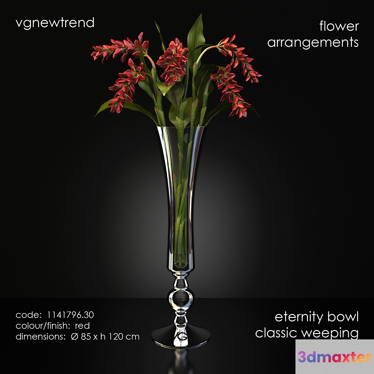 A flower in a vase vgnewtrend flower arrangements eternity bowl classic weeping - No.3