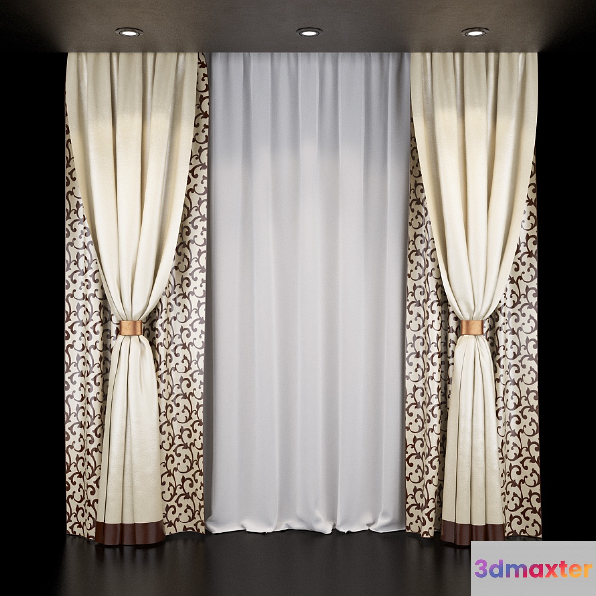 Curtains_02 3D Max