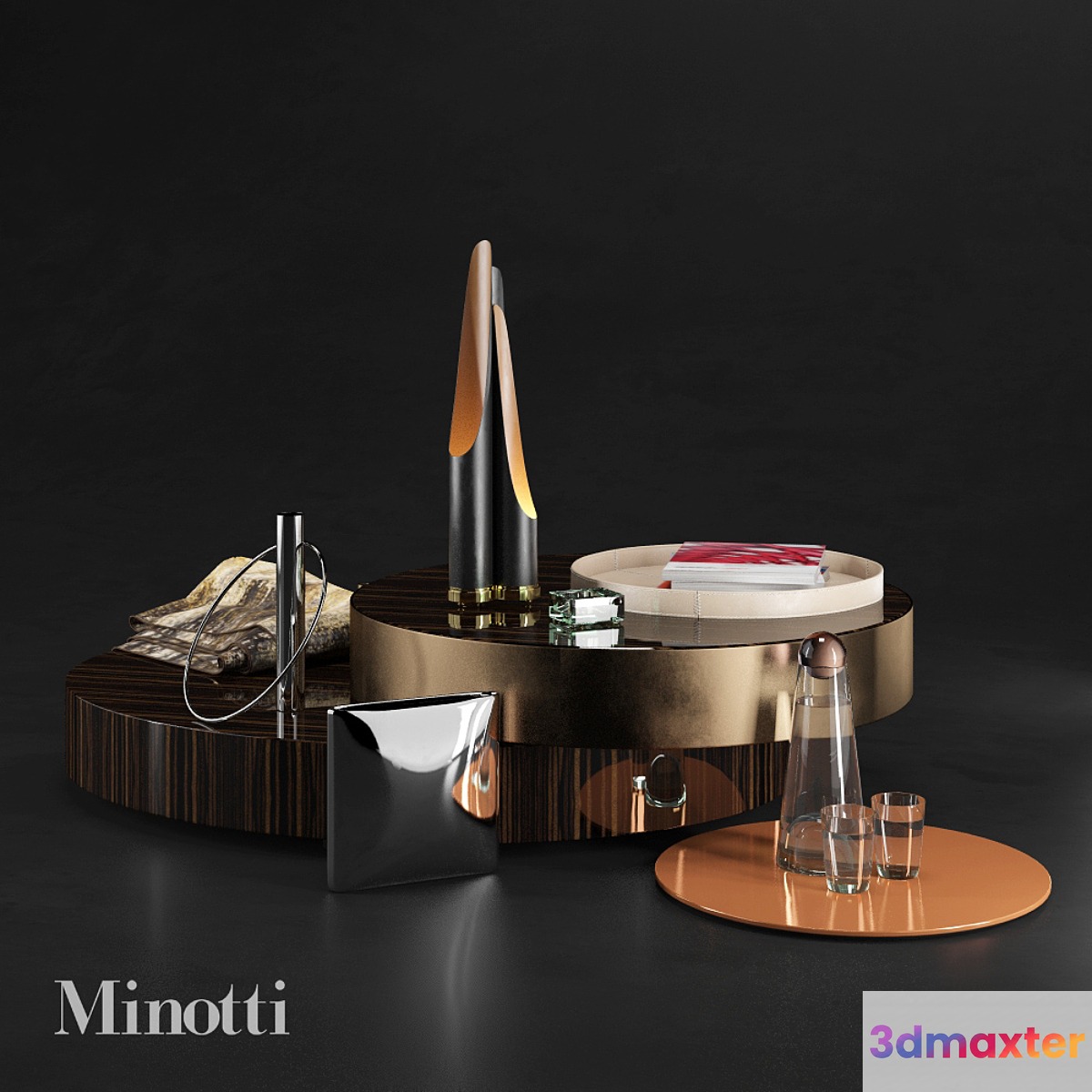 Decorative set Minotti 1