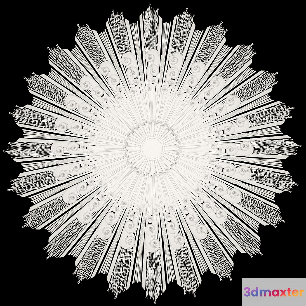 Ceiling rosette style ARTDECO