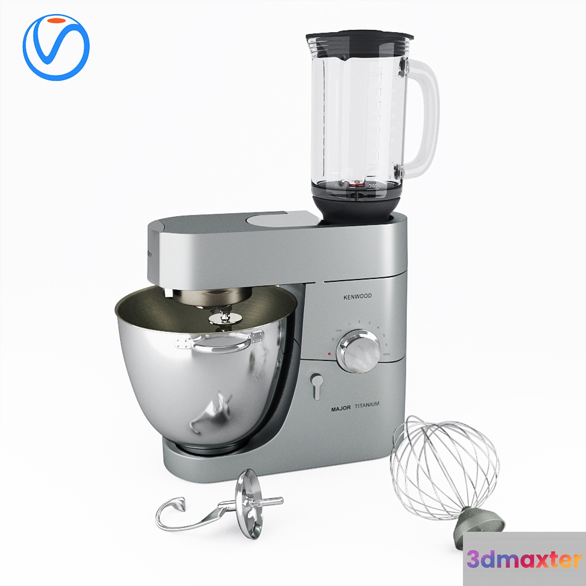 Multifunctional Food Processor KENWOOD Major Titanium 3D Max