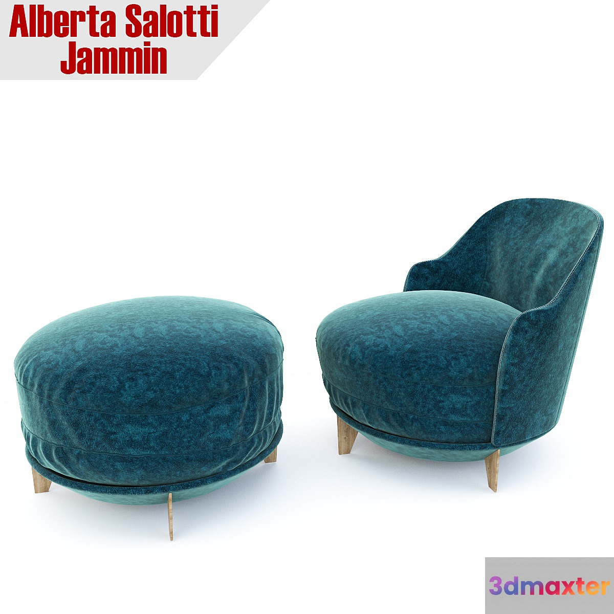 Armchair Jammin by Alberta Salotti. 3D Max