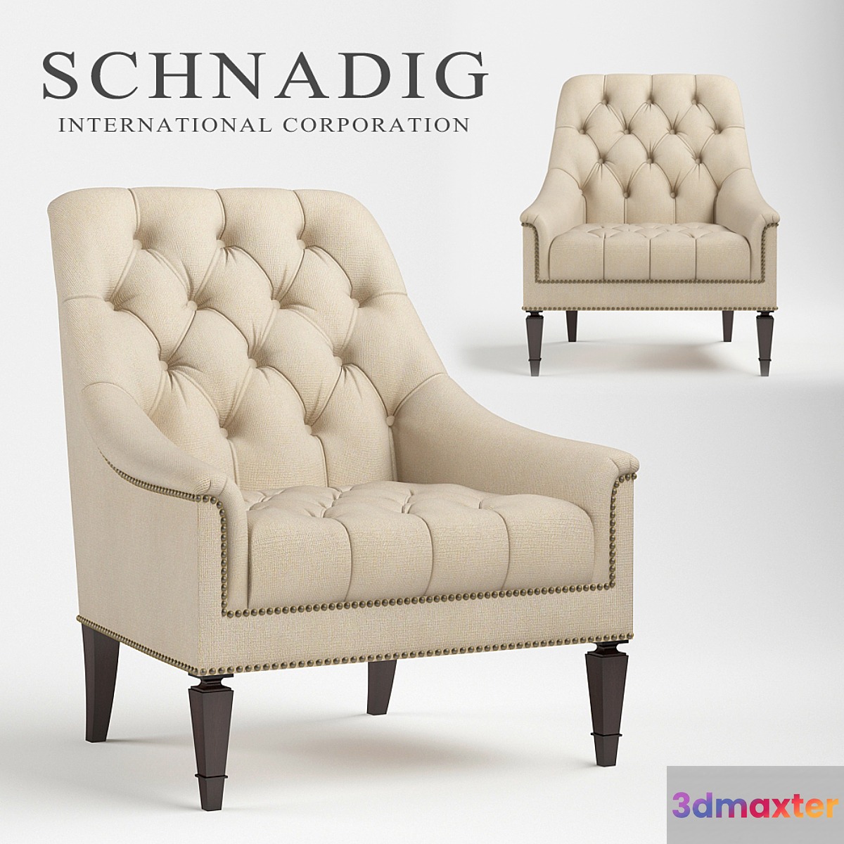 Classic Elegance Tufted Chair 9090-204-G