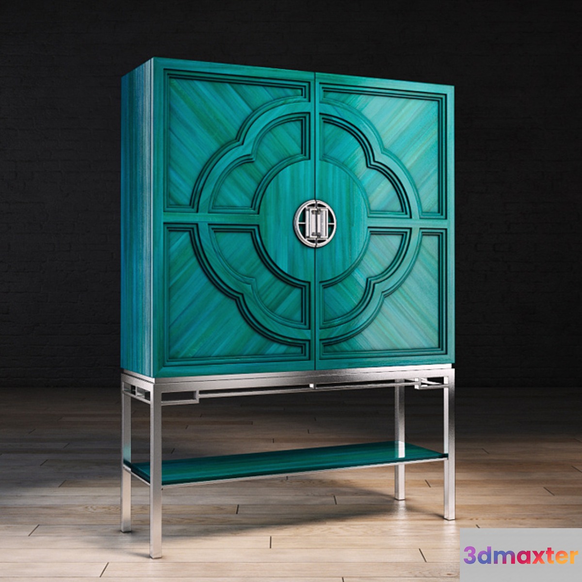 Chin Hua Lotus Bar Cabinet - No.2