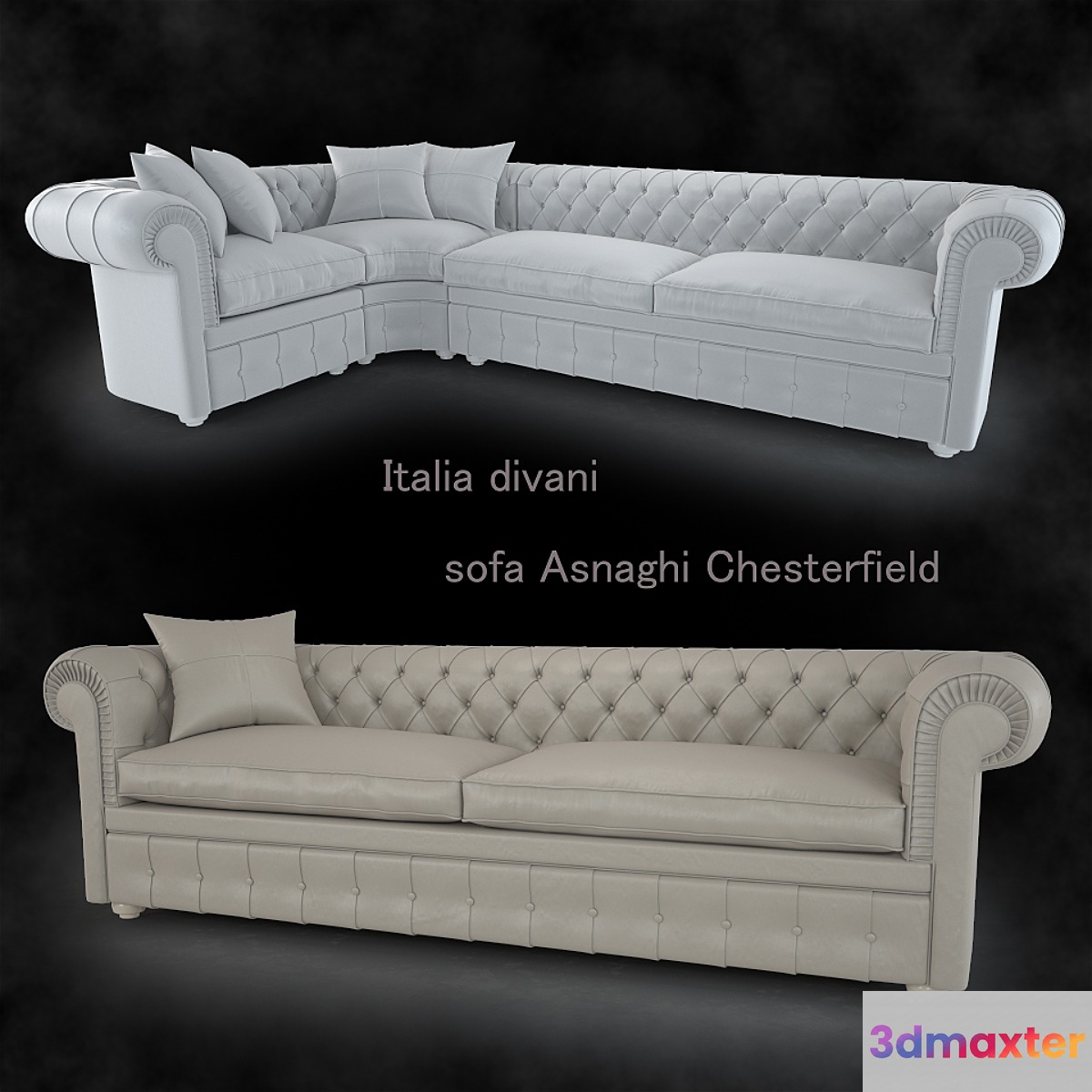 Asnaghi Chesterfield Sofa