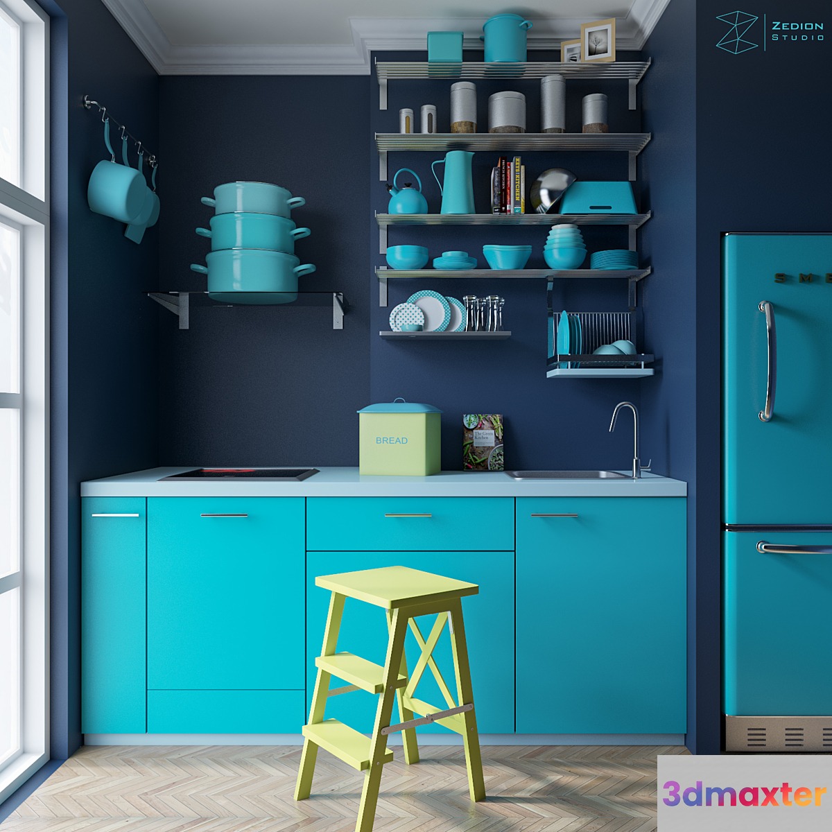 IKEA Kitchen 2016 3D Max