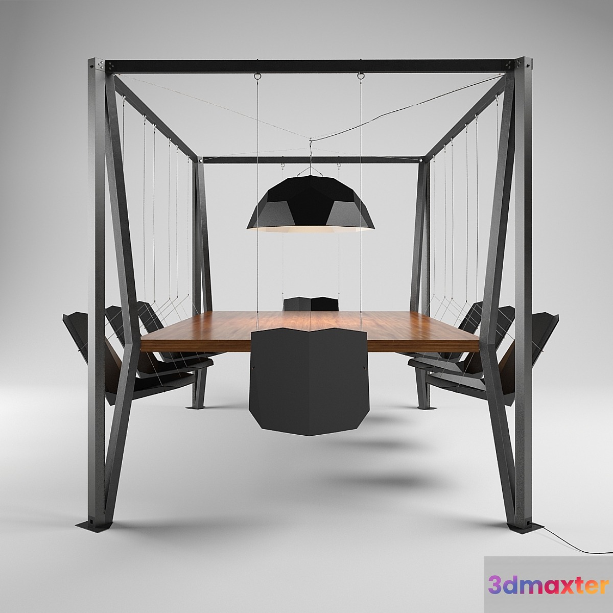 Swing Table 3D Max
