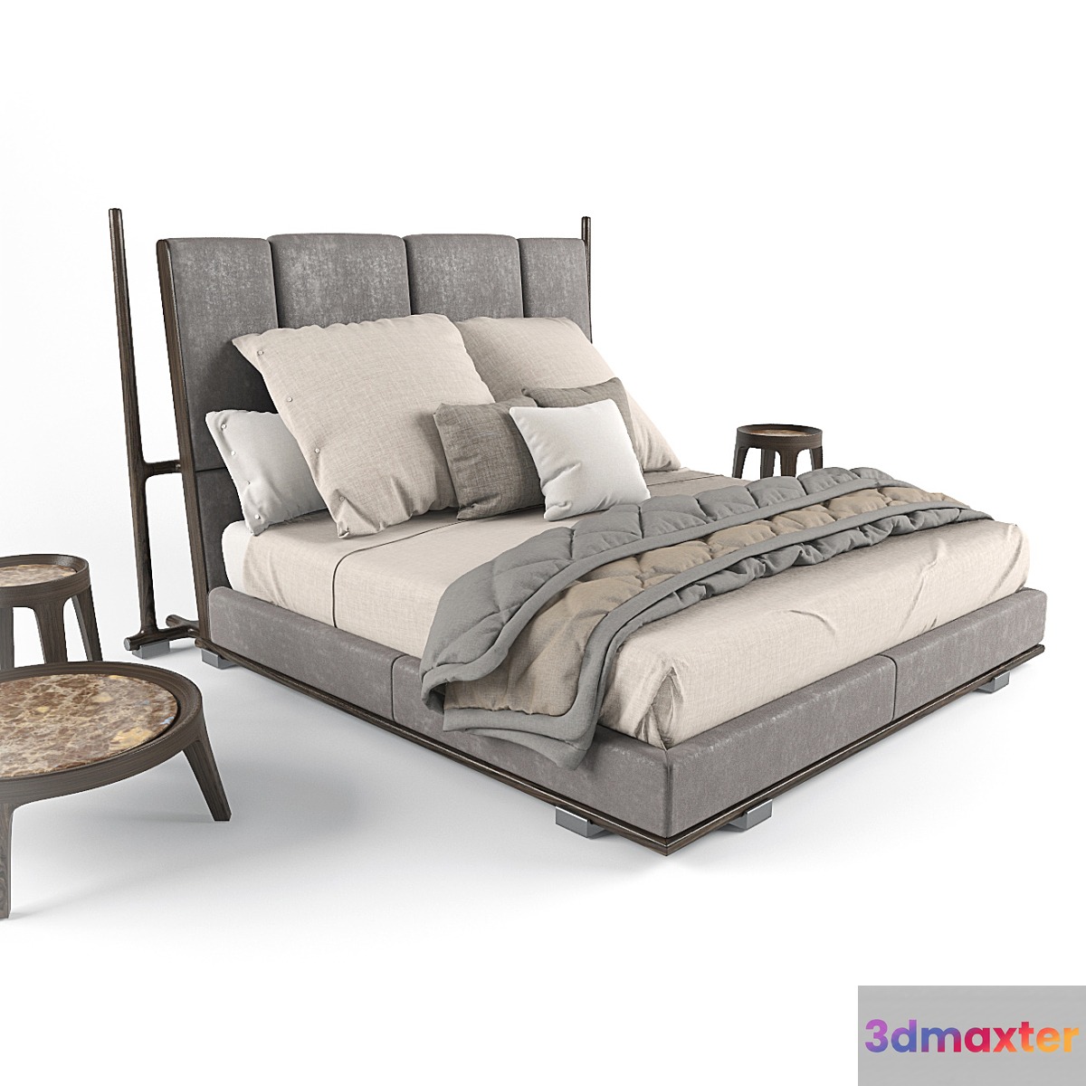 Bed ICARO Mood Flexform 3D Max
