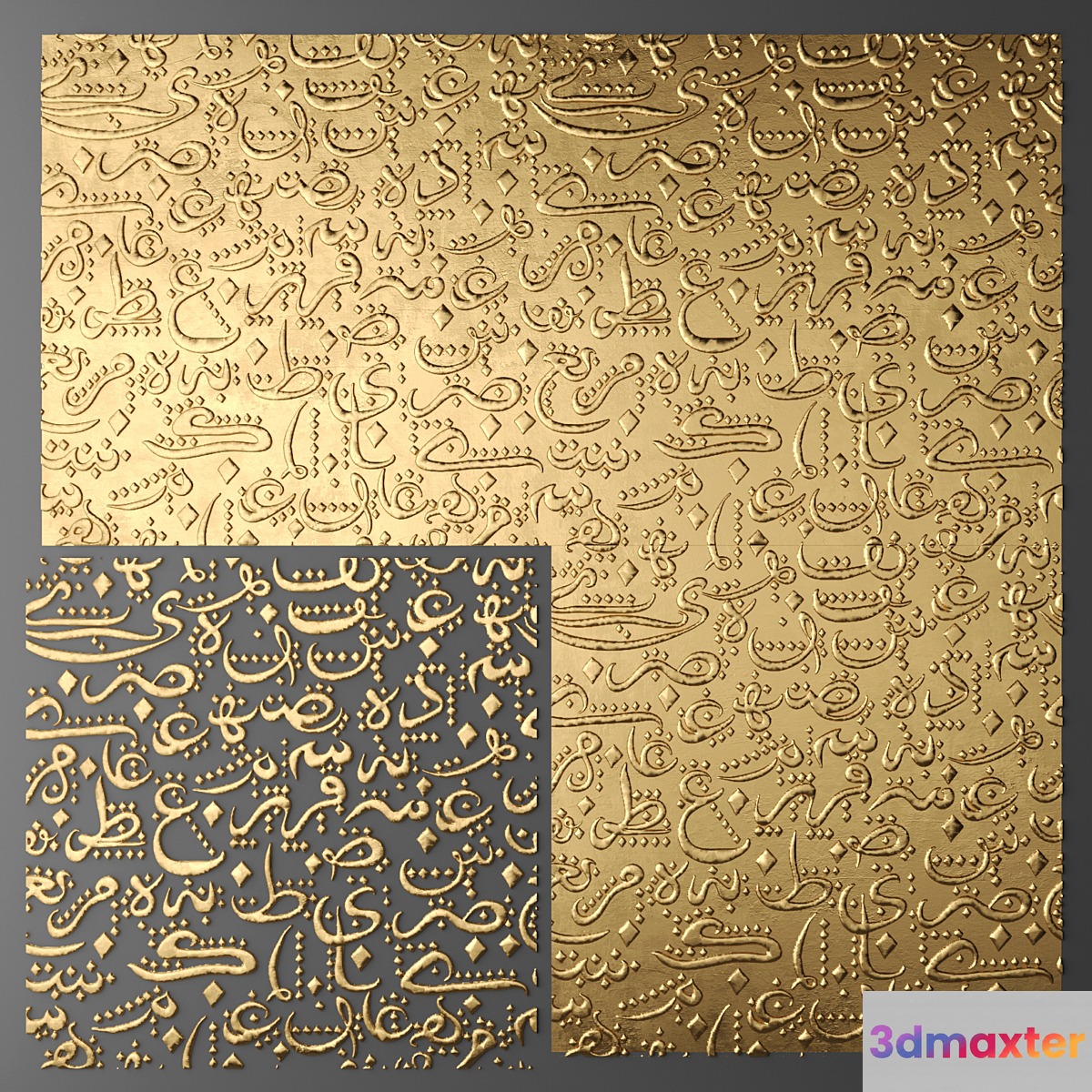 Decor for wall. Panel. 3D - No.21 3D Max