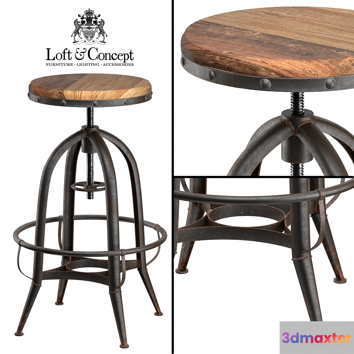 CHAIR LOFT INDUSTRIAL ROTATIVE PIN - No.3