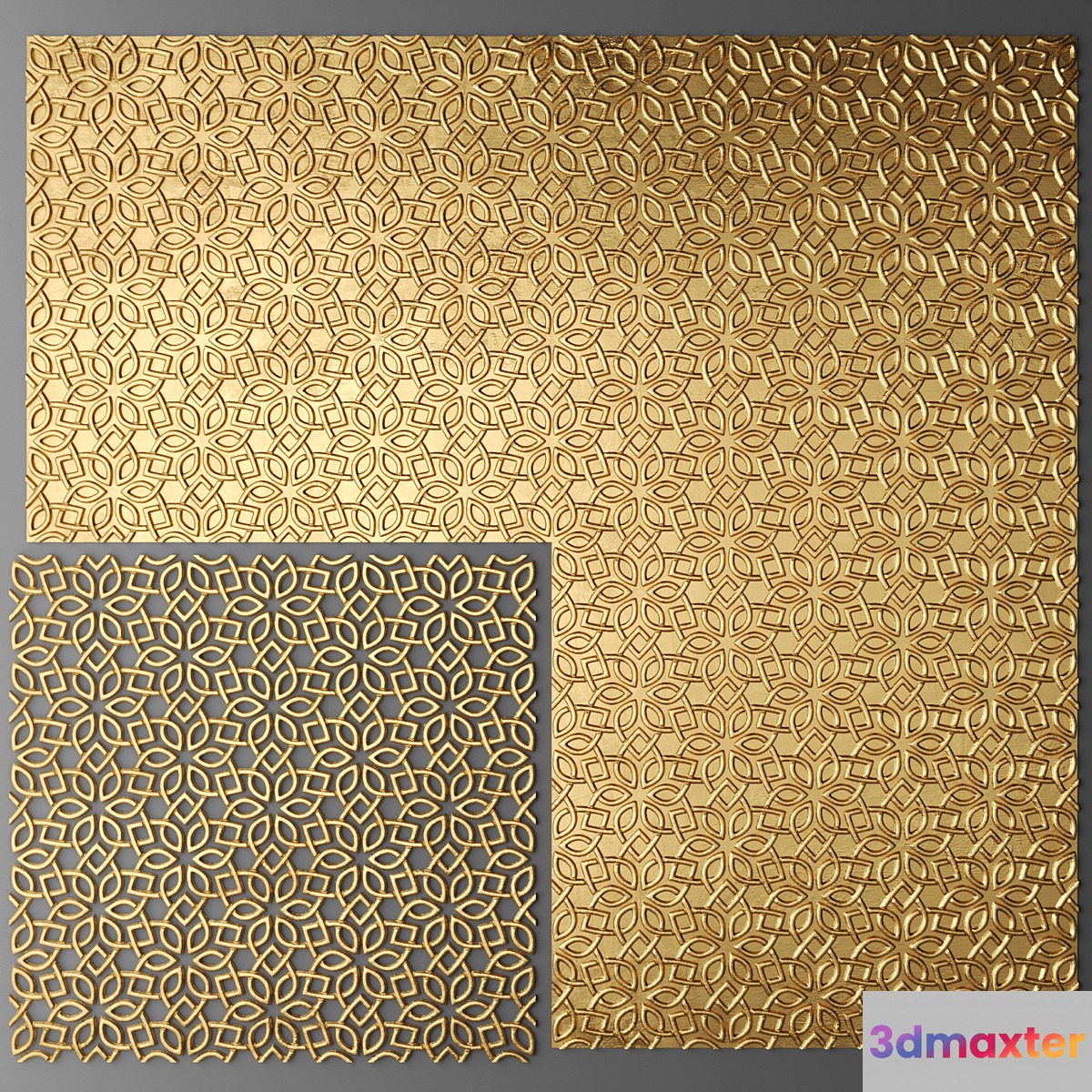 Decor. Panel. 3D 3D Max