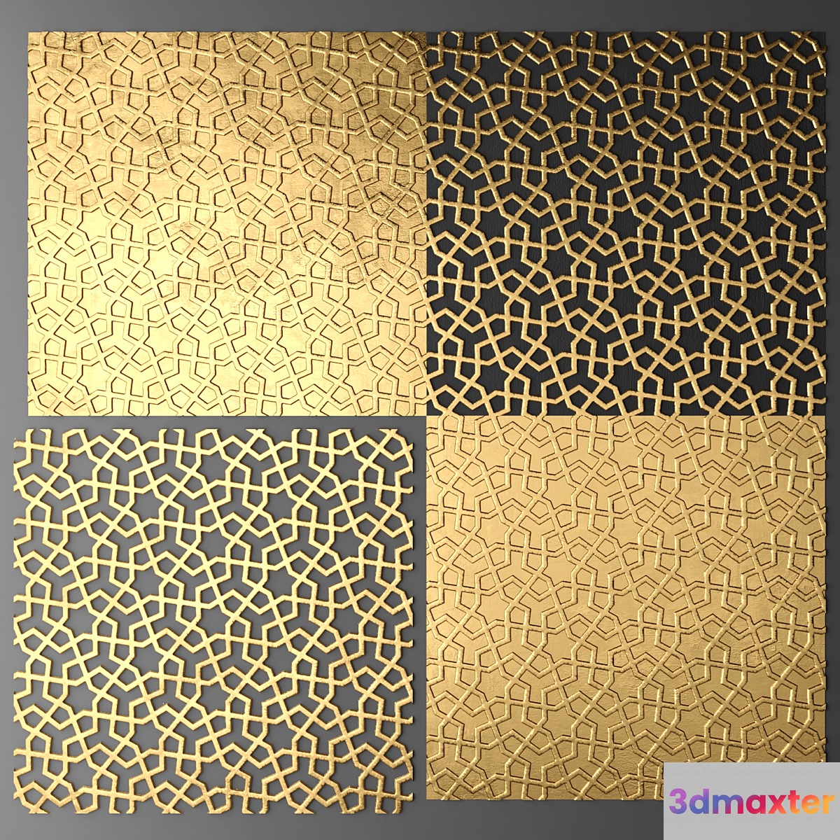 Decor for wall. Panel. 3D - No.14 3D Max