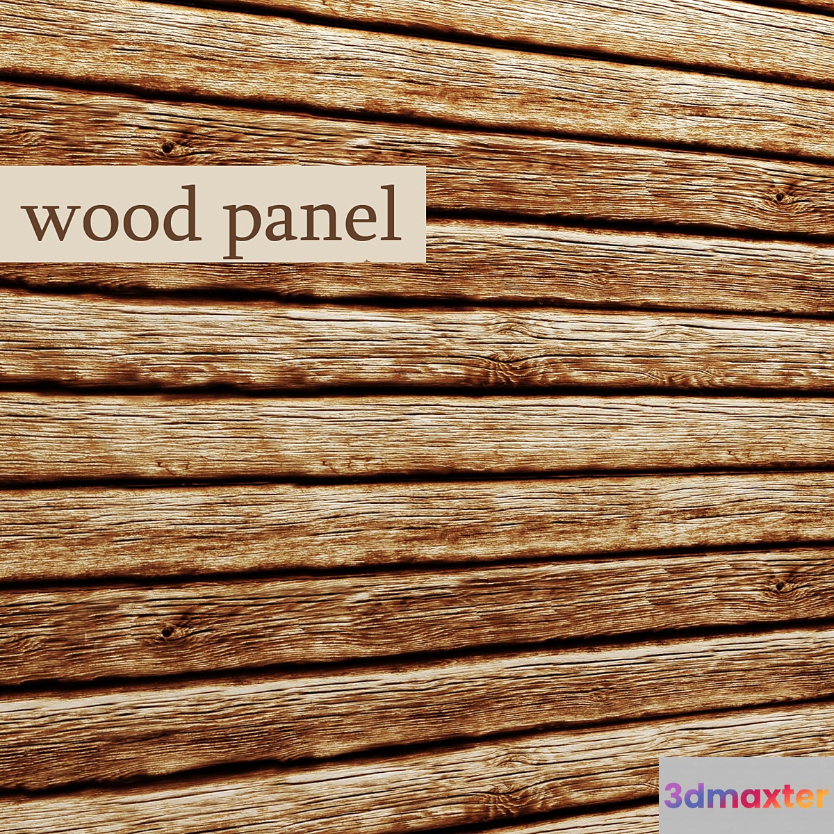 Wood panel - No.3 3D Max