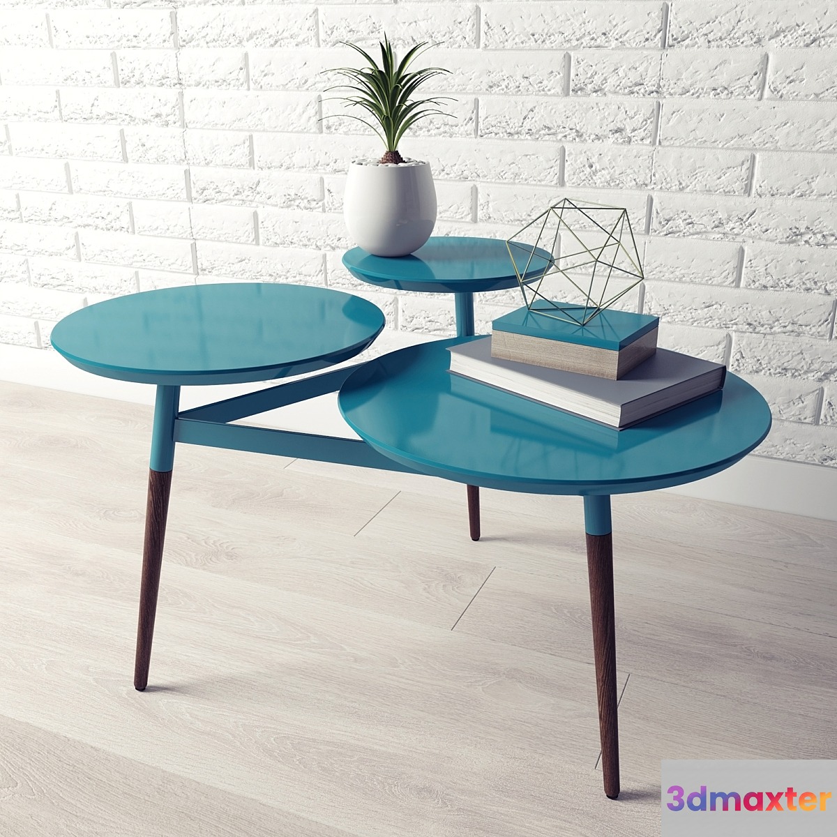 Clover Coffee Table 3D Max