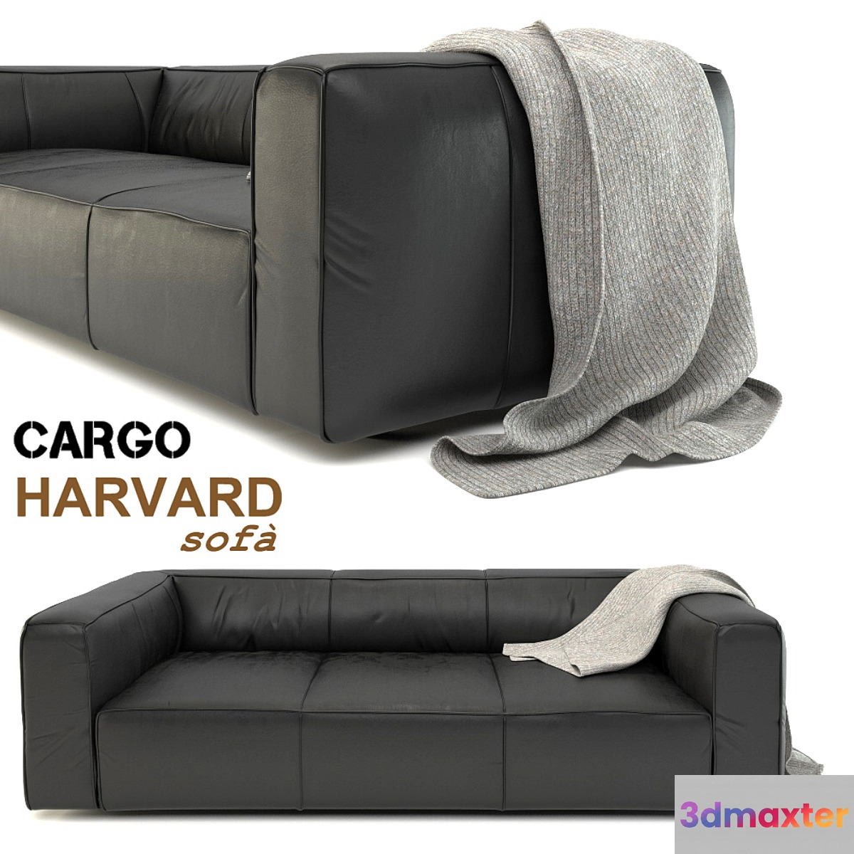 Harvard sofa 3D Max