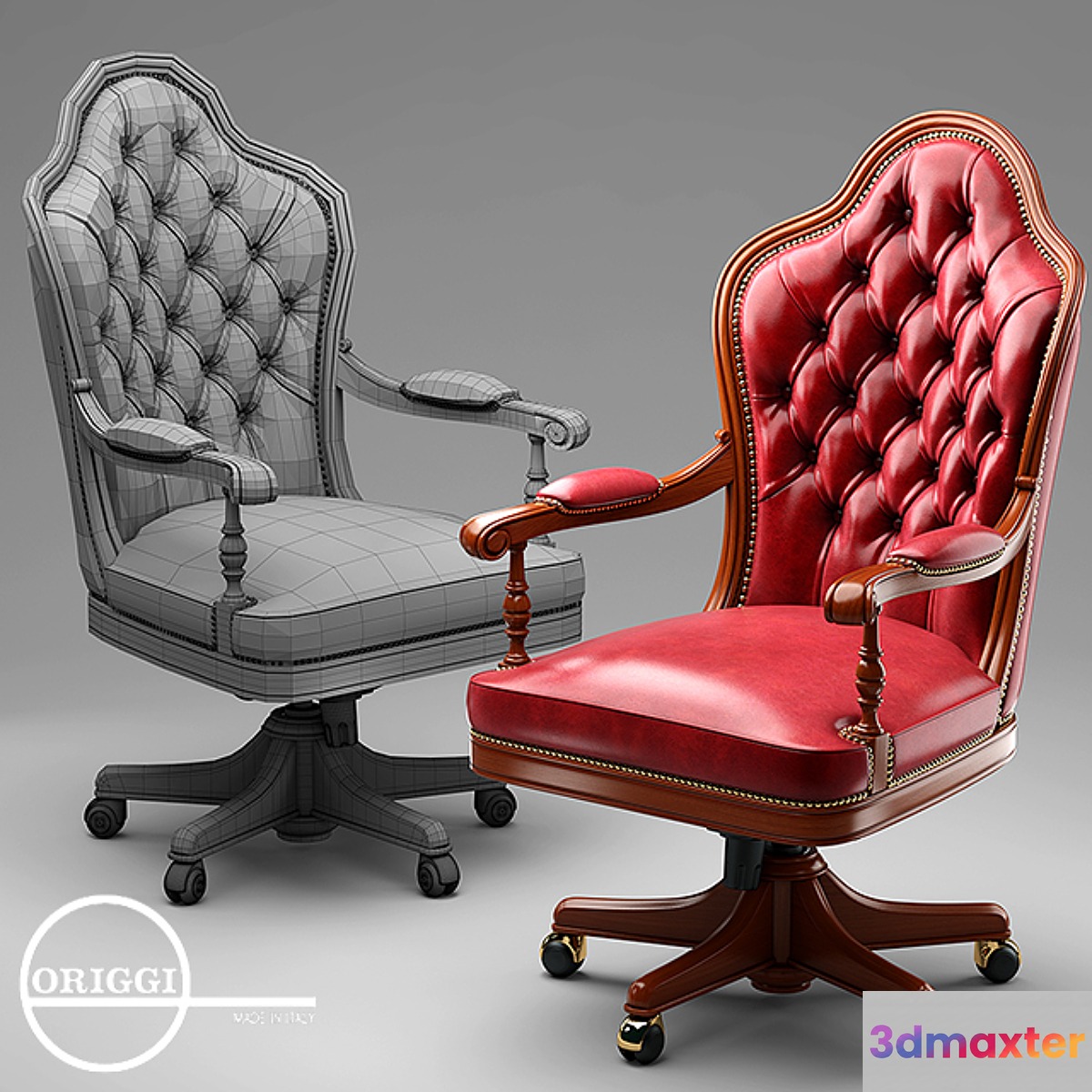 Armchair Origgi Salotti - No.2 3D Max