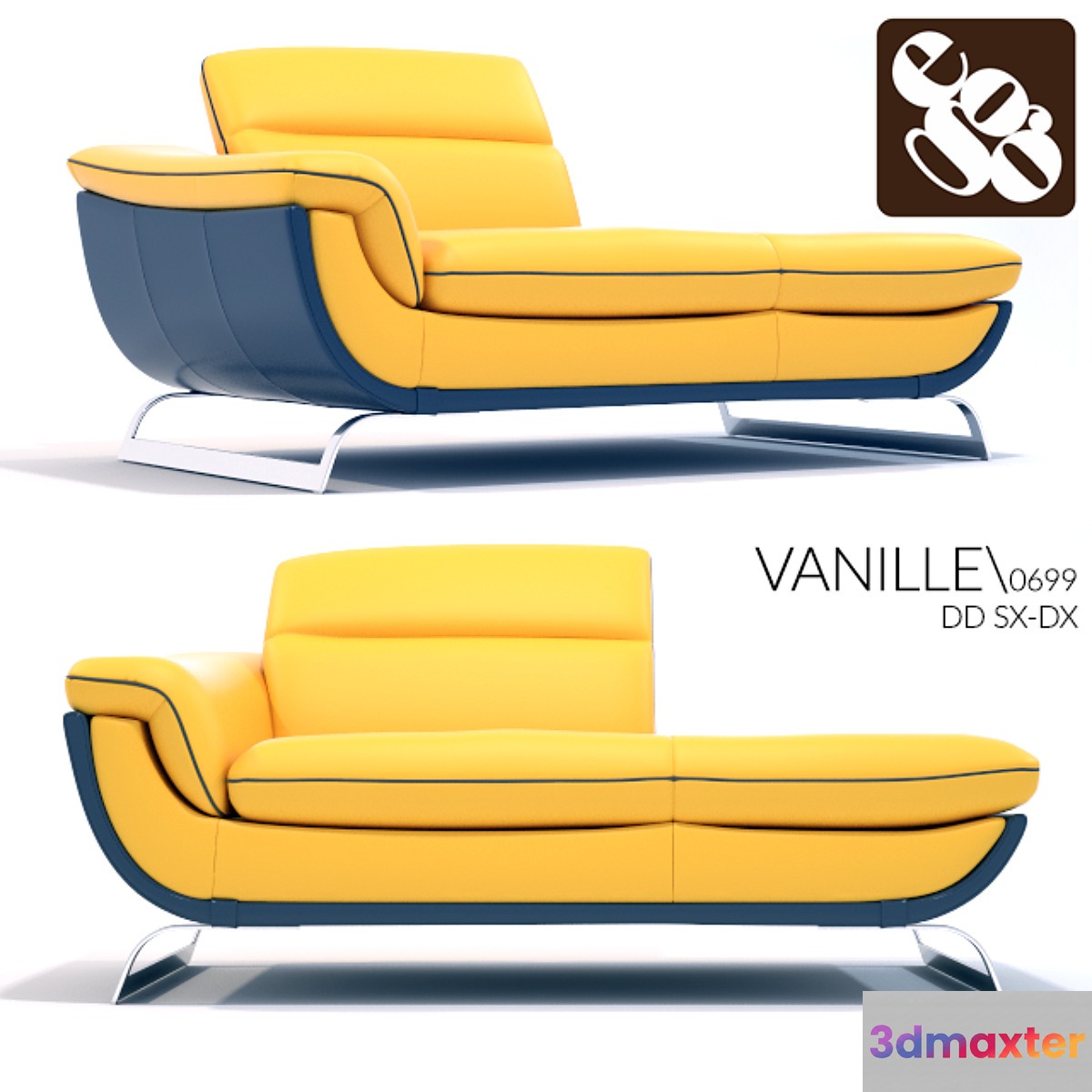 Egoitaliano Vanille 0699 Divano Dormosa SX-DX