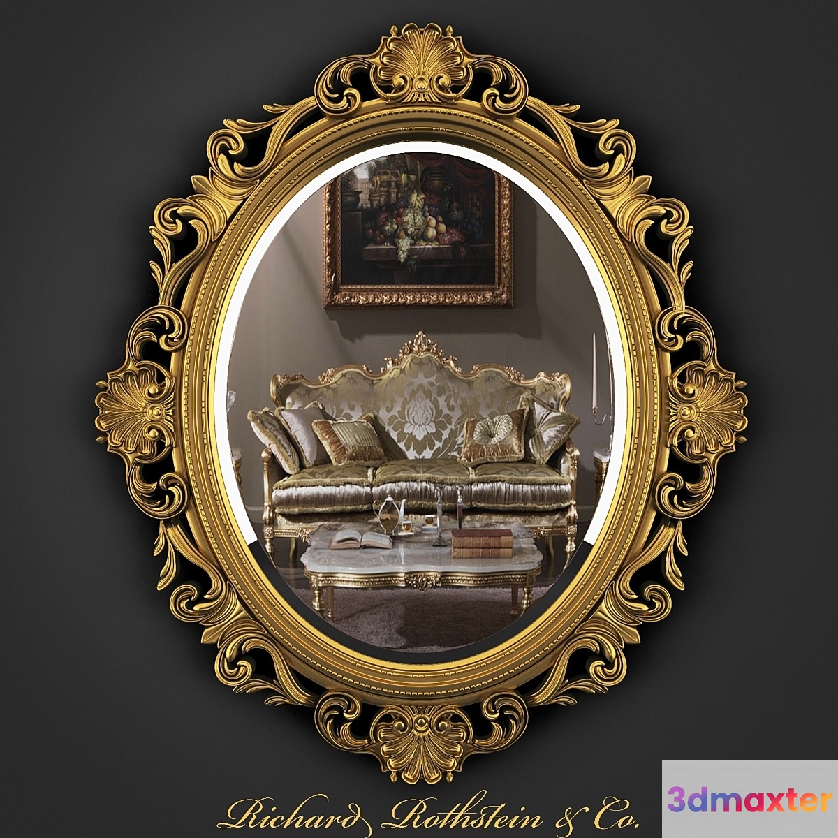 French Style Gold Mirror