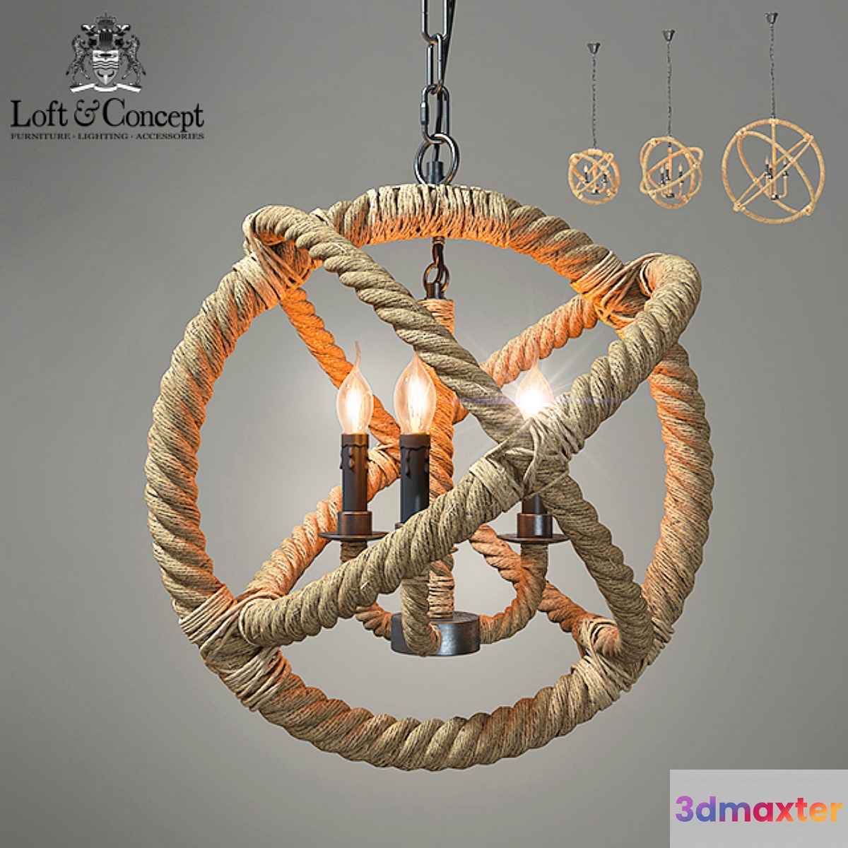 Chandelier Loft American Sphere
