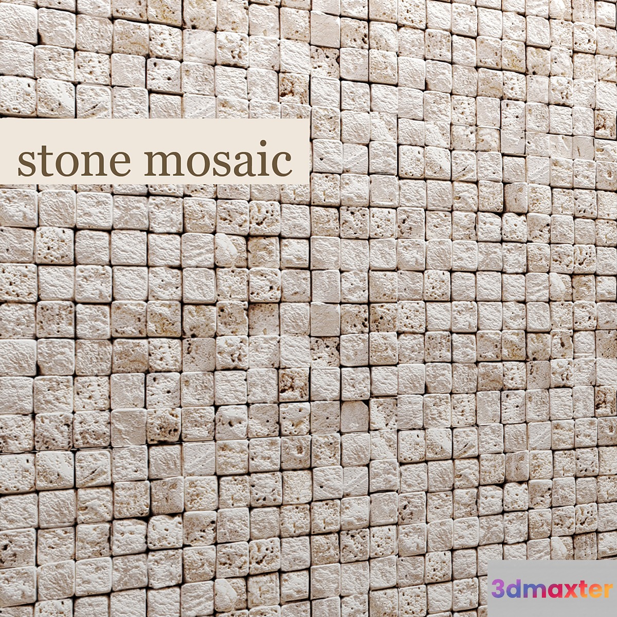 Stone mosaic. 3D Max