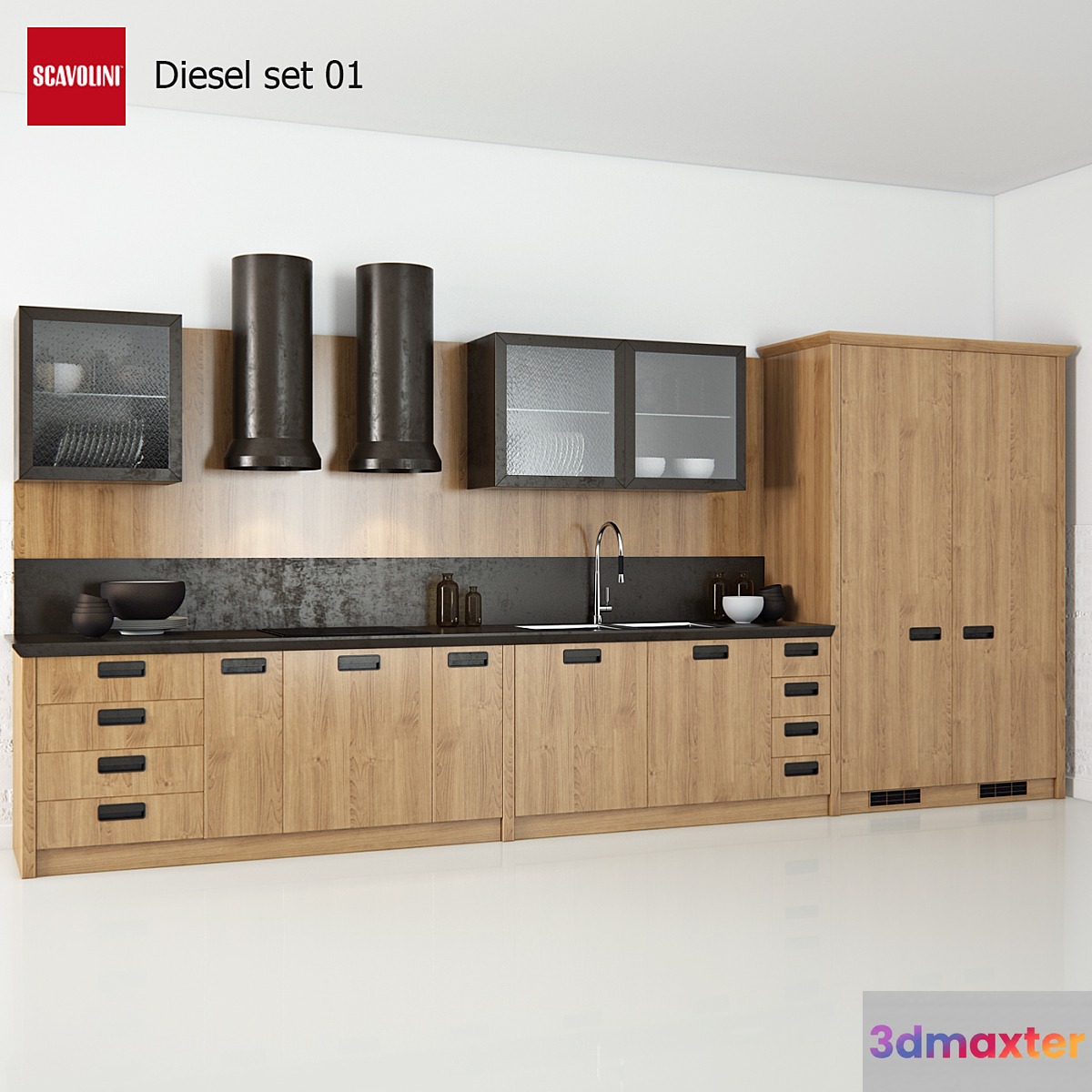 Kitchen Scavolini Diesel set 01