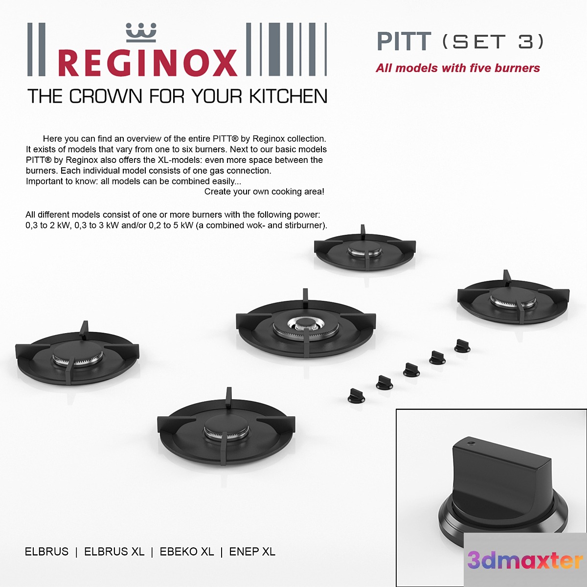 Reginox PITT SET_3 3D Max