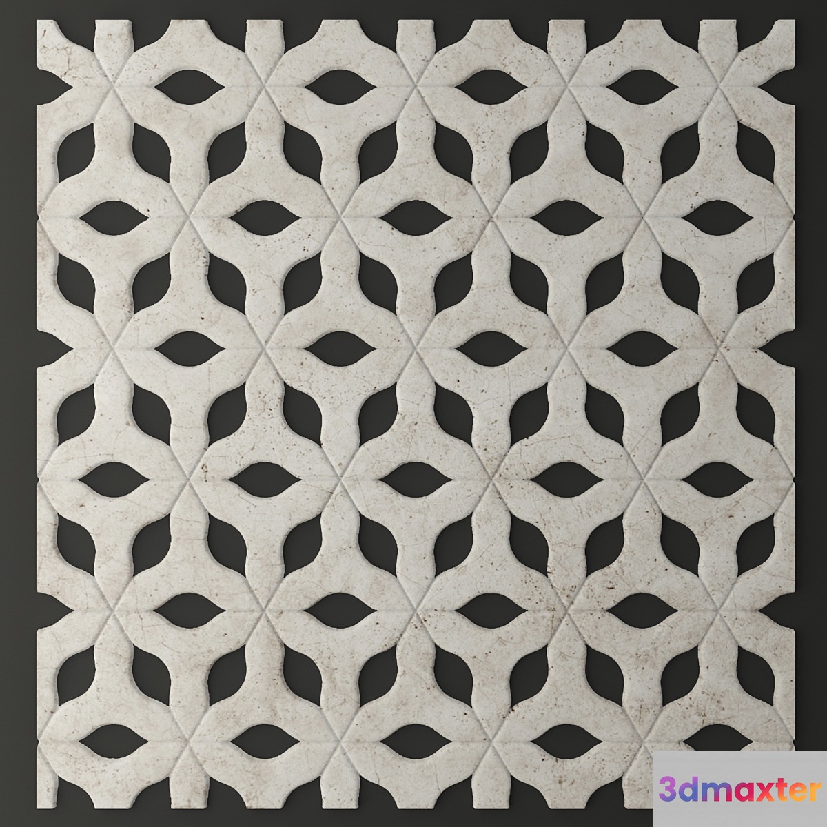 Stone panel. 3D Max