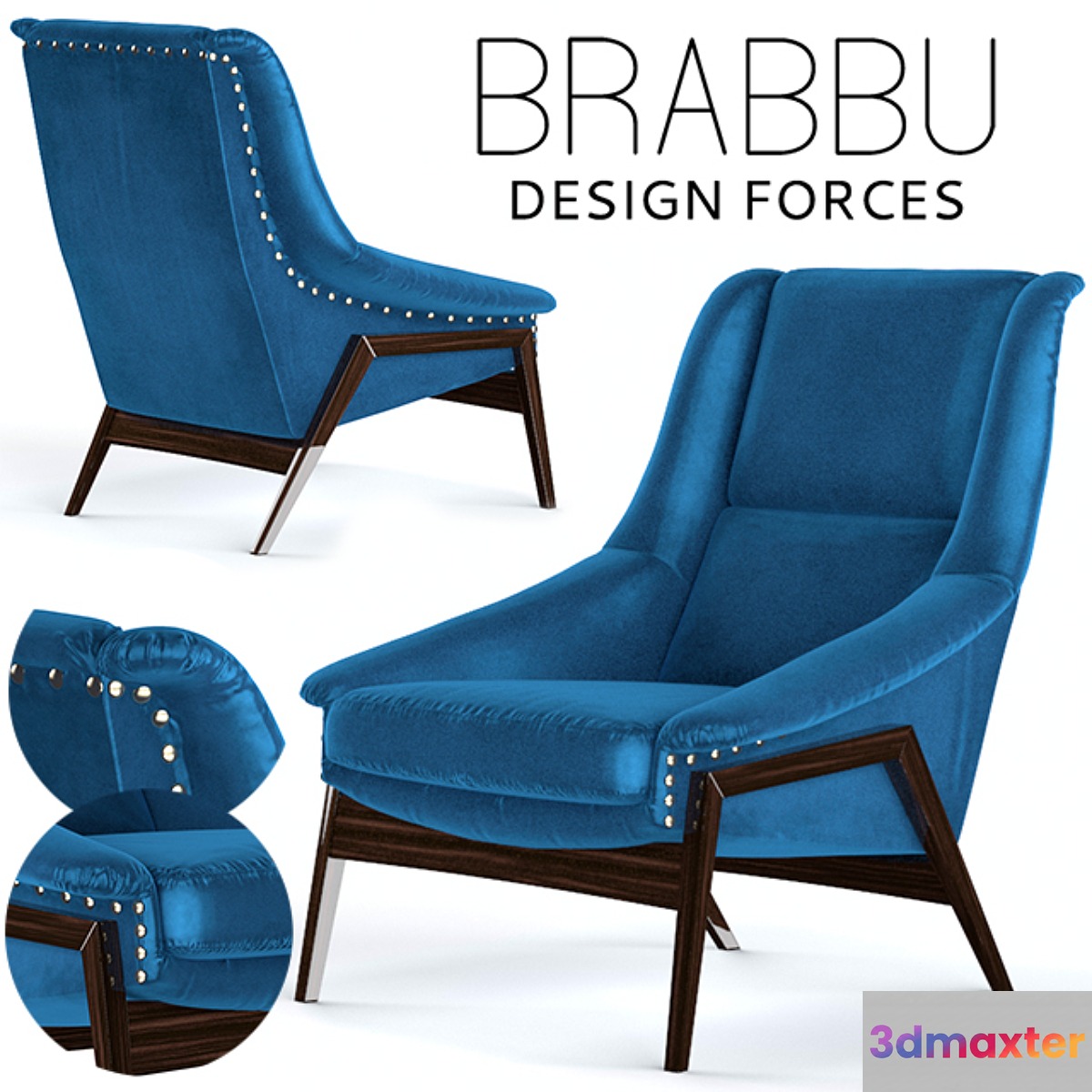 INCA ARMCHAIR | BRABBU 3D Max
