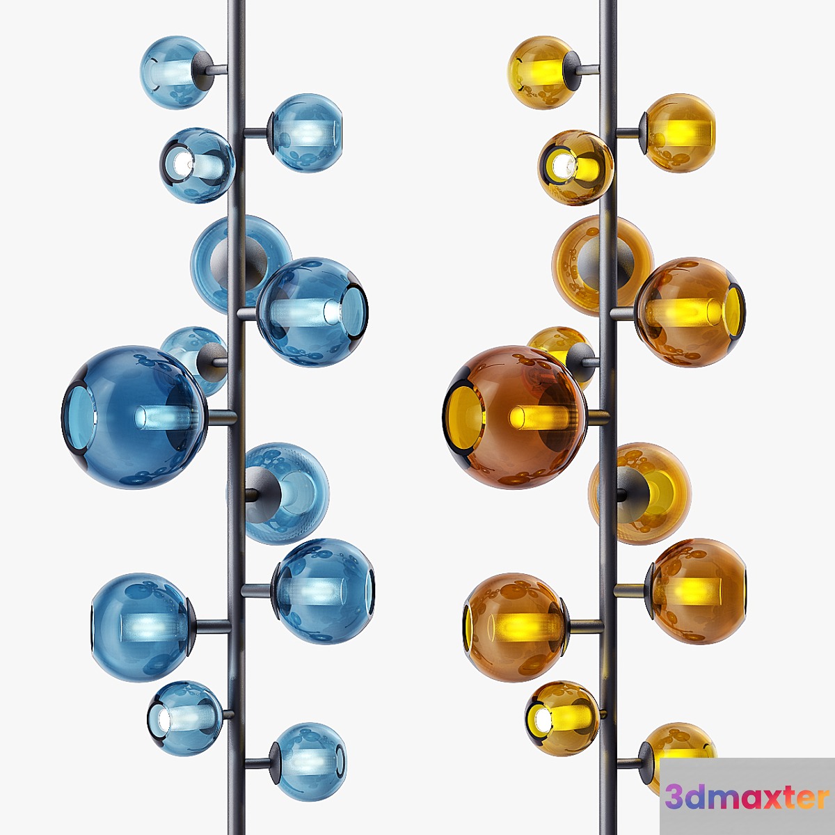 Holly Hunt Last Night Totem Floor Lamp 3D Max