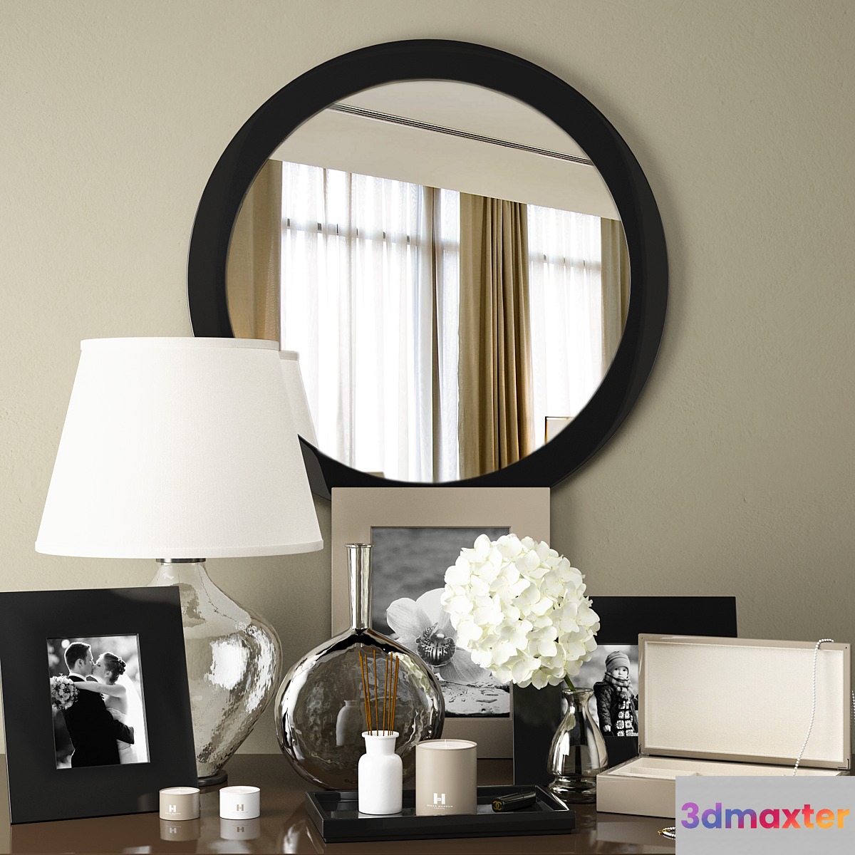Dressing table decoration by Kelly Hoppen
