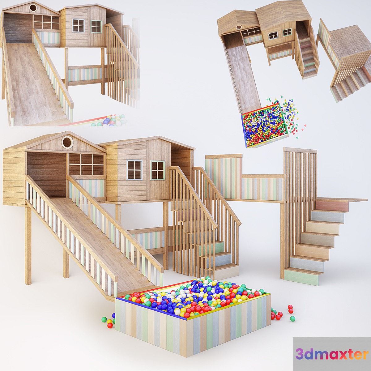 Children's playroom 3D Max