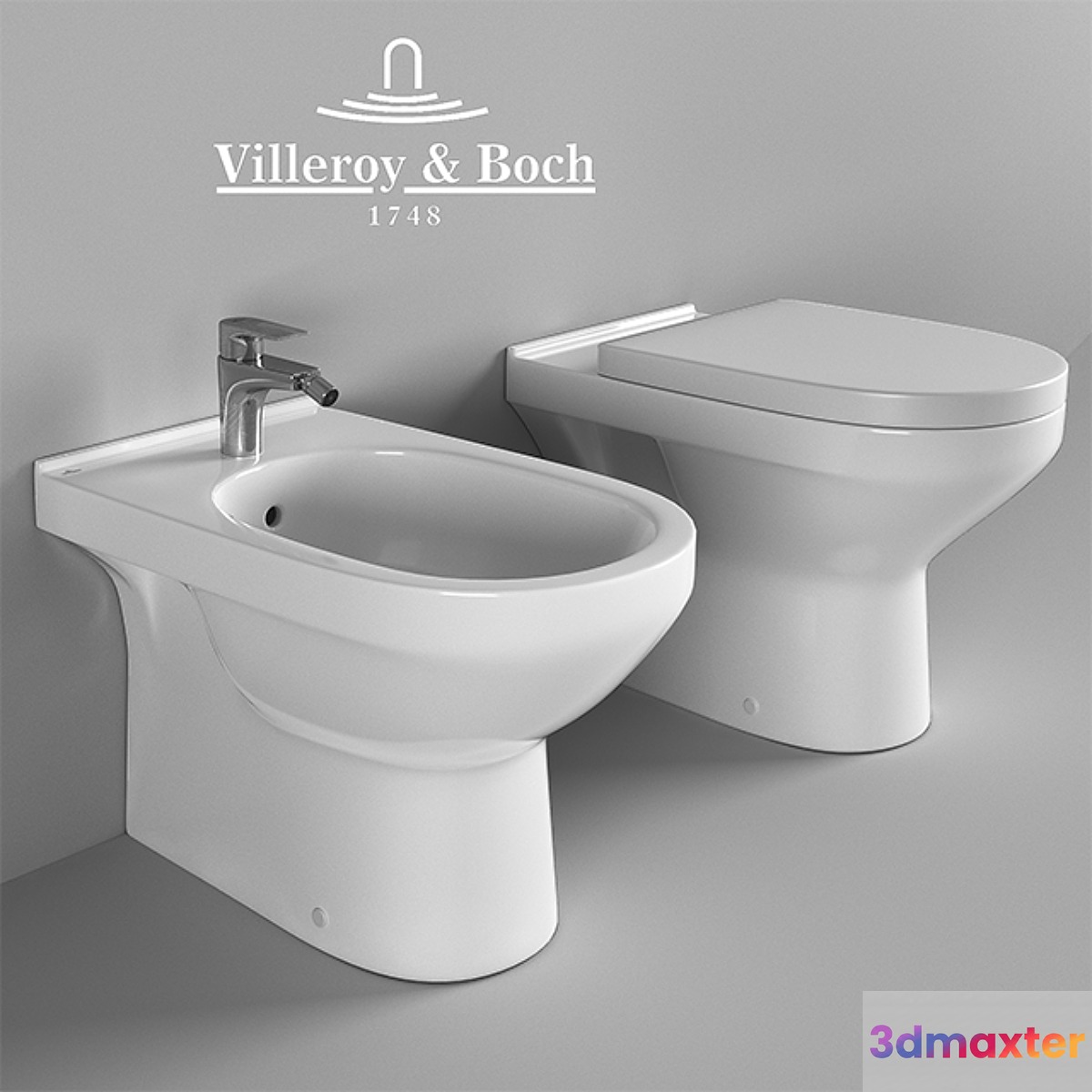 Squat toilet and bidet Villeroy Boch O'Novo