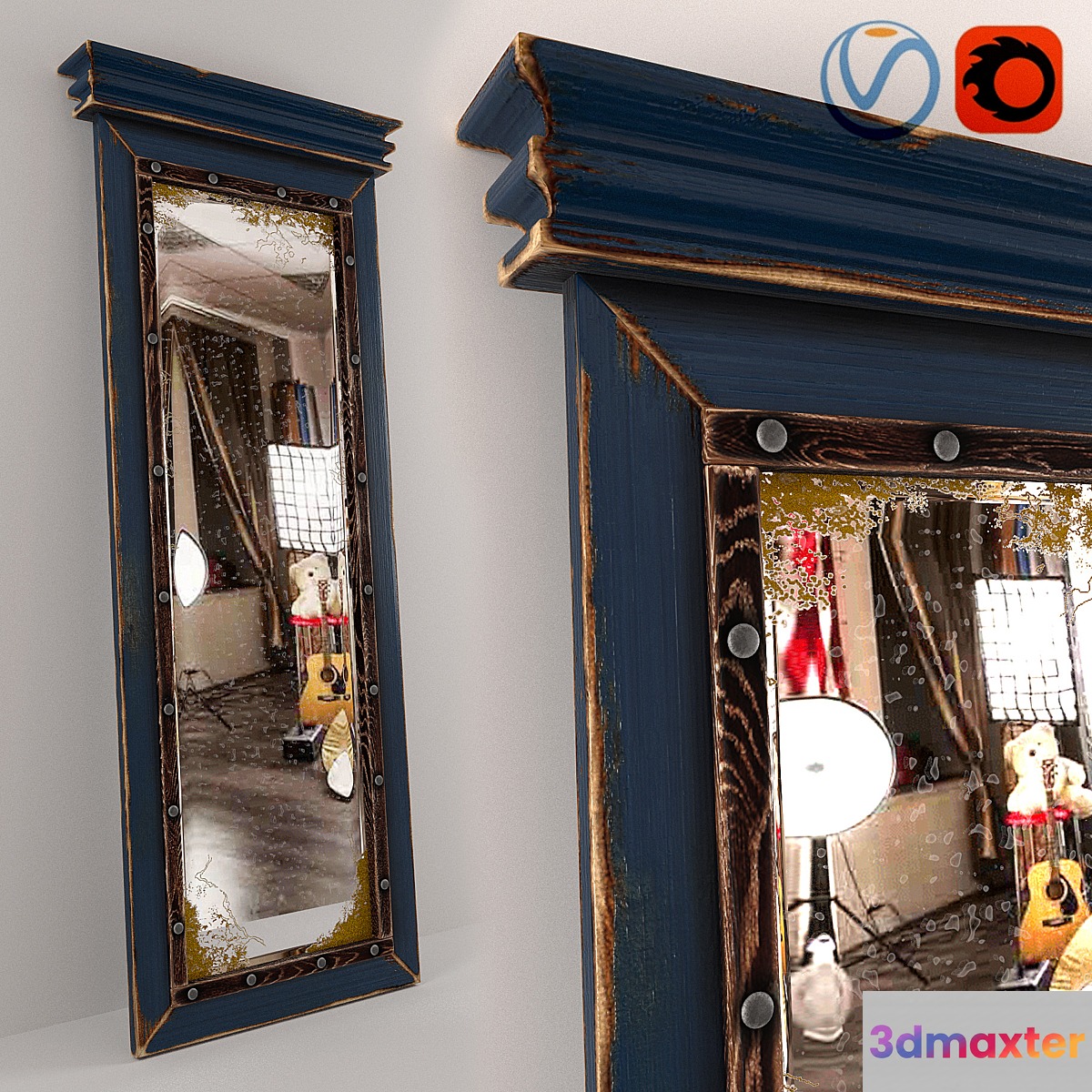 The old full-length mirror