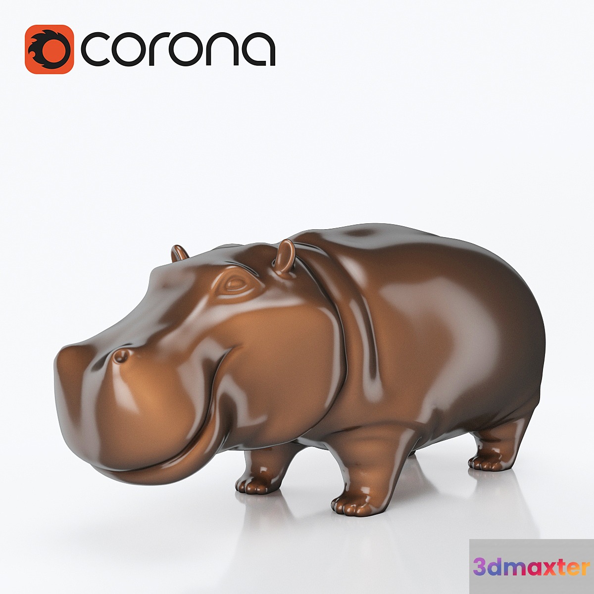 figurine Hippo Bongo