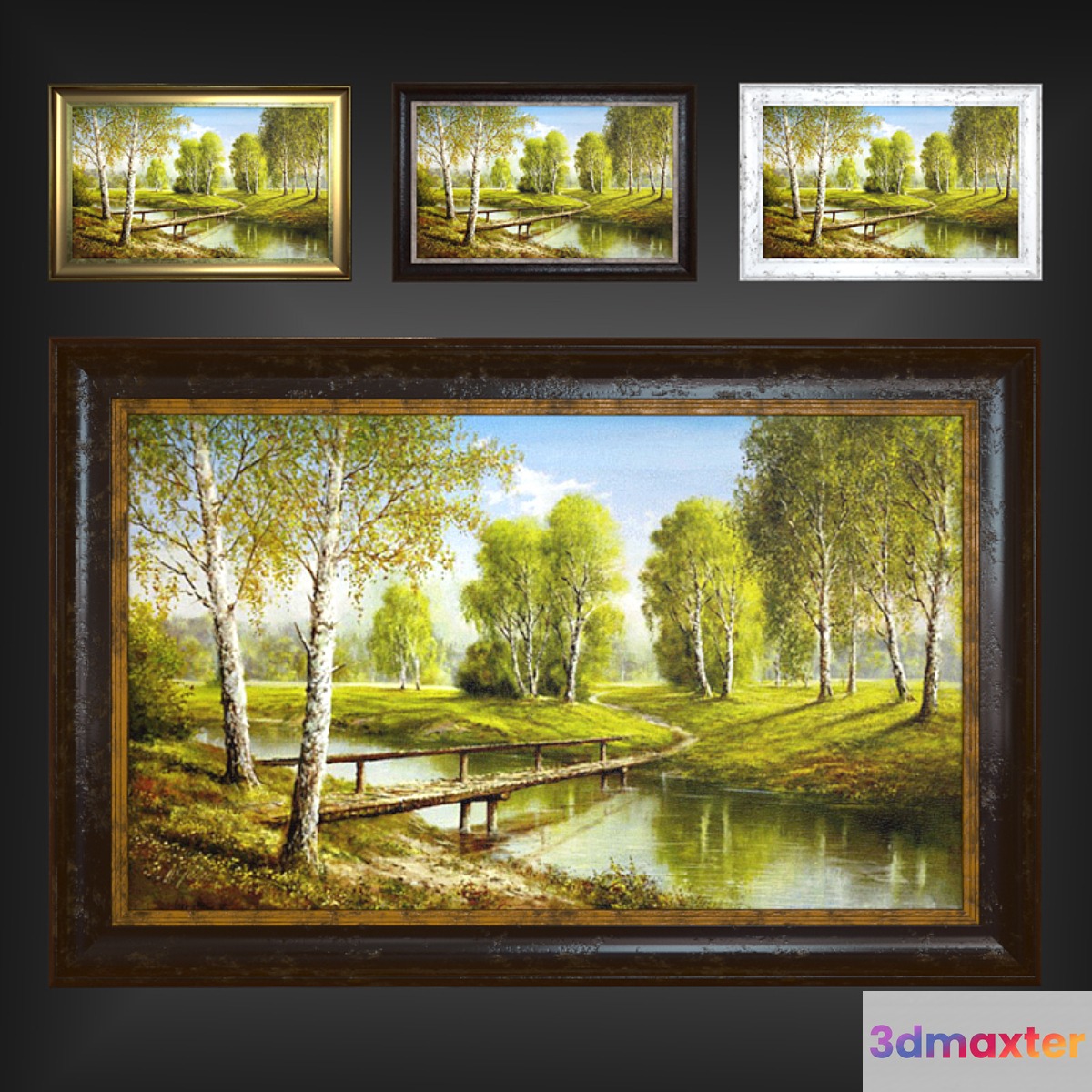 Baguettes 4 pcs. 3D Max