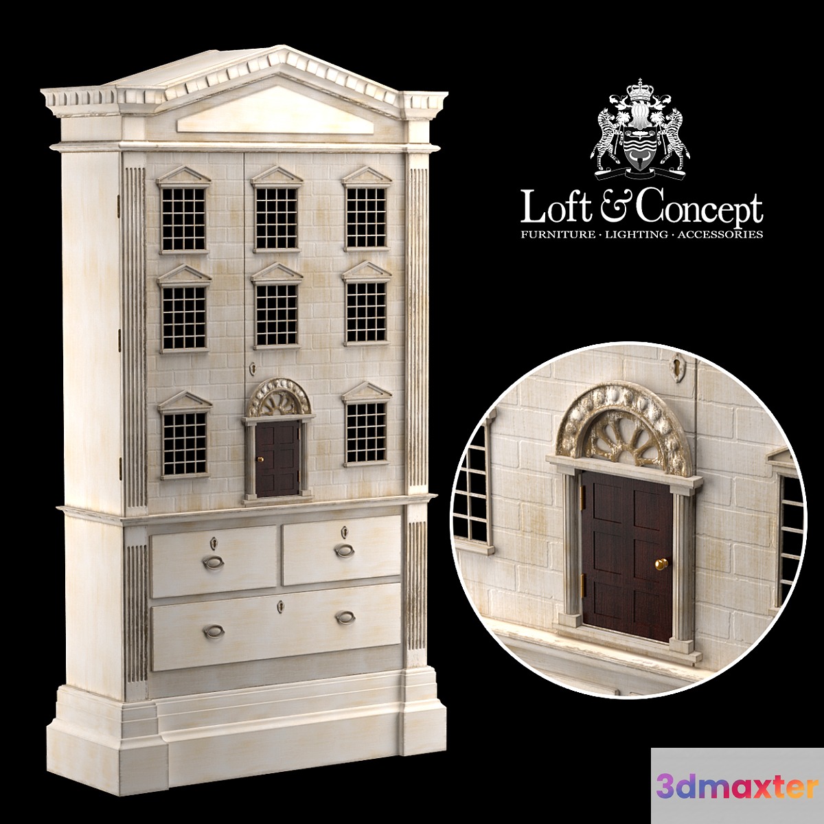 DOLLS HOUSE CABINET