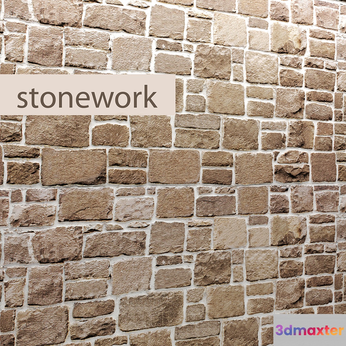 Masonry.stonework wall wild stone stonework brick loft aged set collection decorative panel wall
