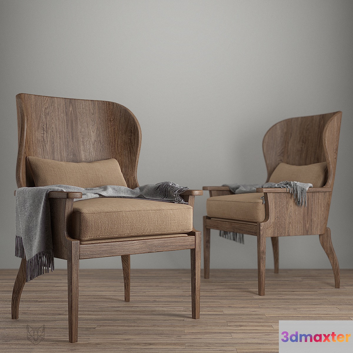 chair beaumont 3D Max