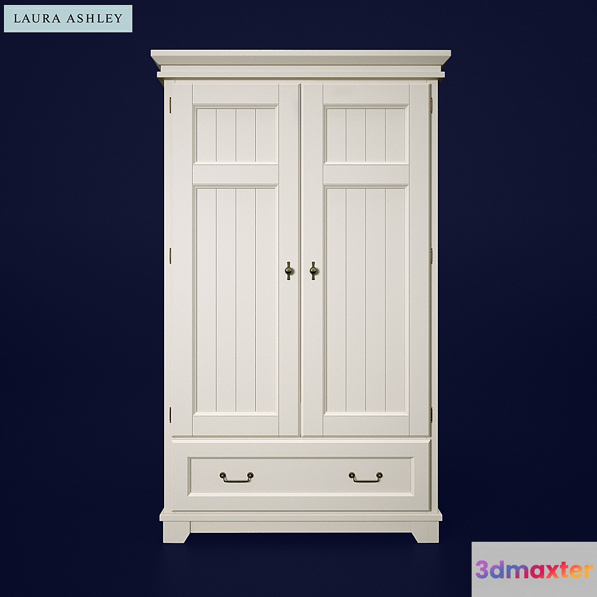 Devon Dove Grey Wardrobe - 2 Doors