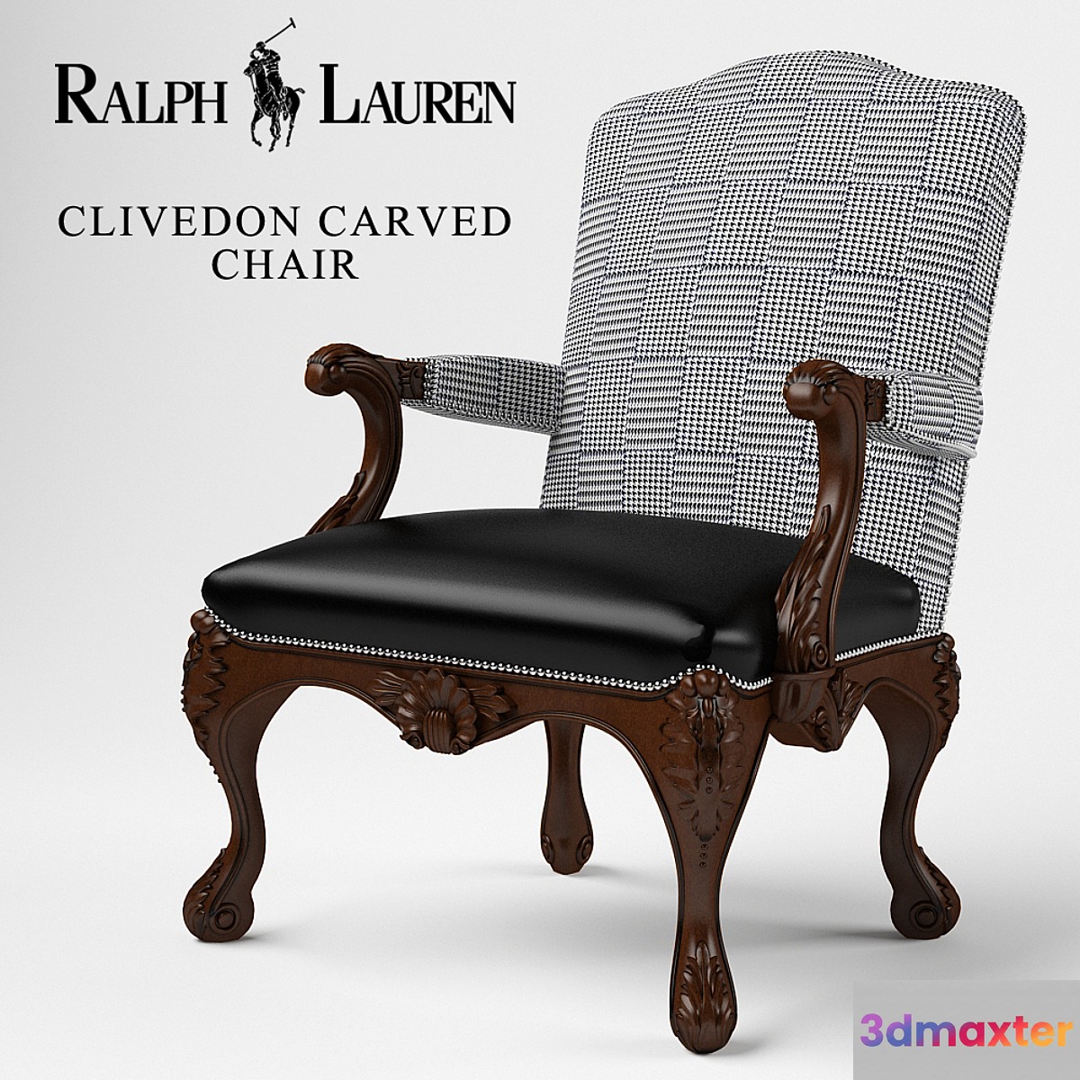 CLIVEDON CARVED CHAIR 112-03 3D Max