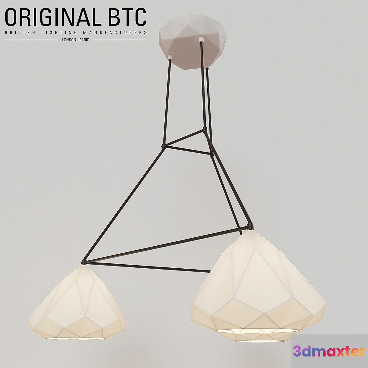 BTC Hatton 1 triangular grouping black braided cable