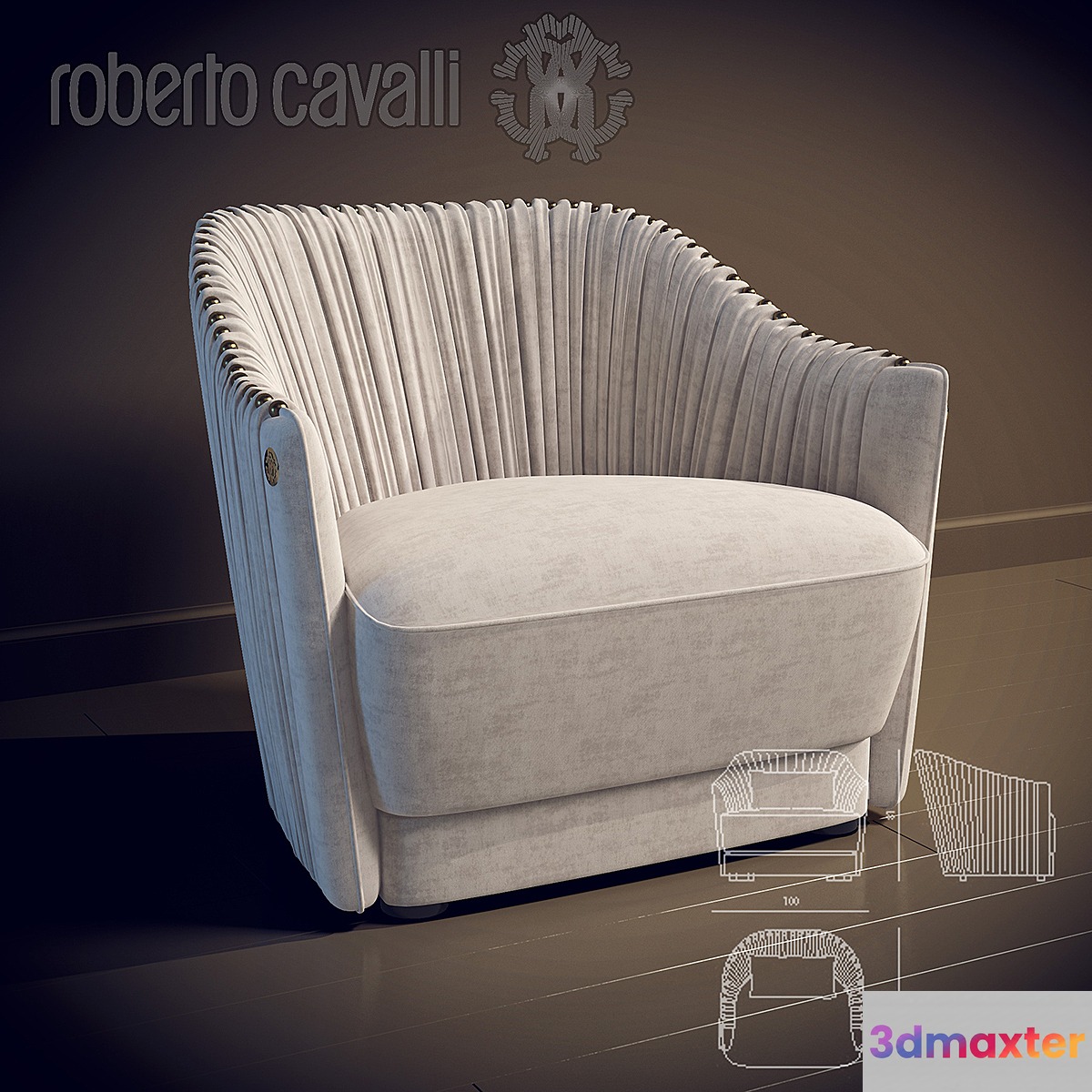 Armchair Sharpei Roberto Cavalli