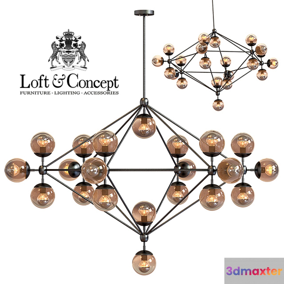 Chandelier Modo Chandelier 21 Globes