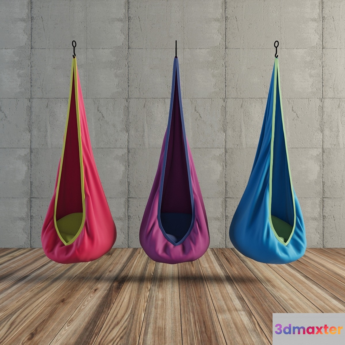 Baby Joki hanging chair with a pillow
