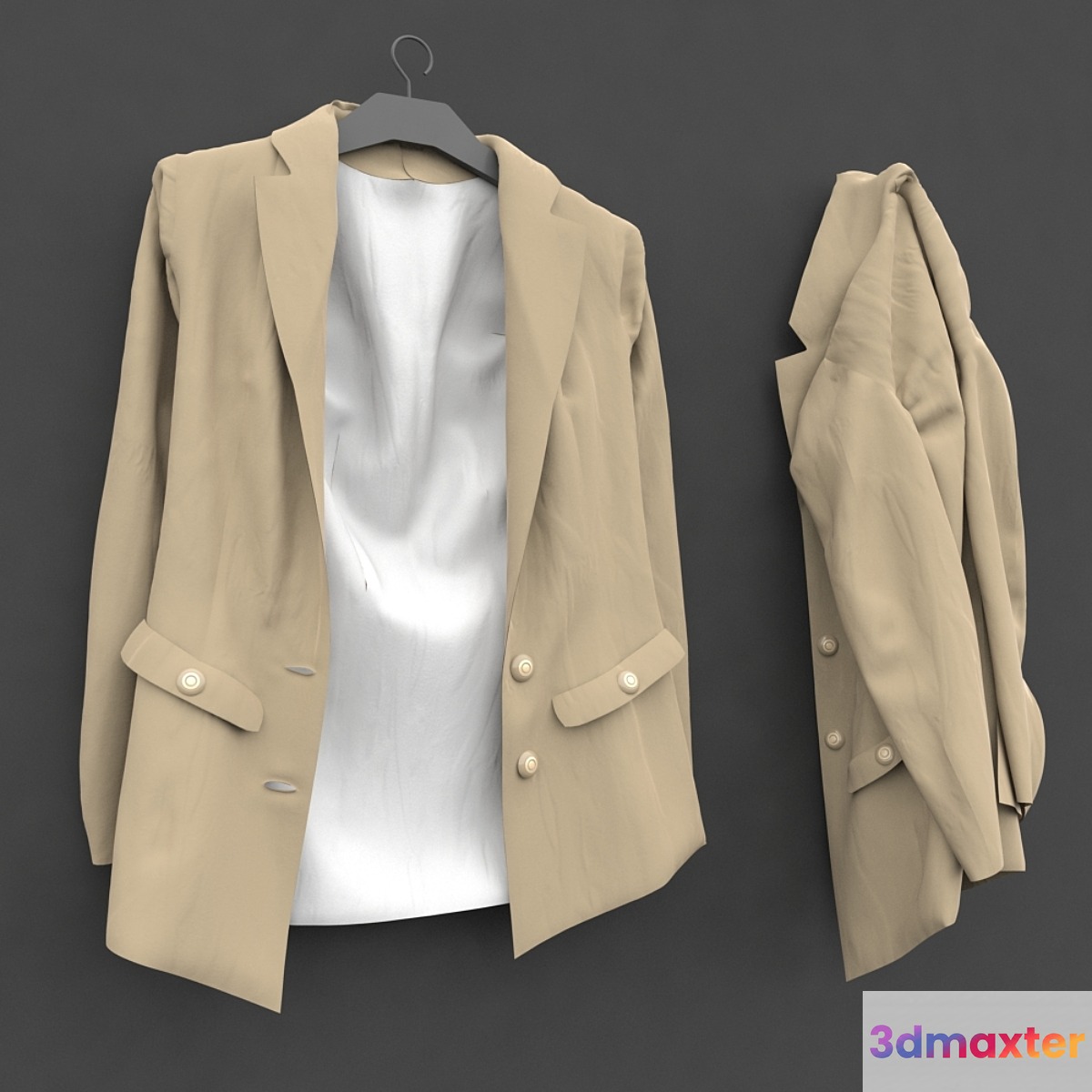 Women's jacket 3D Max